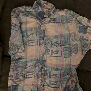 Vintage 80’s Kinniku Short-sleeved shirt.